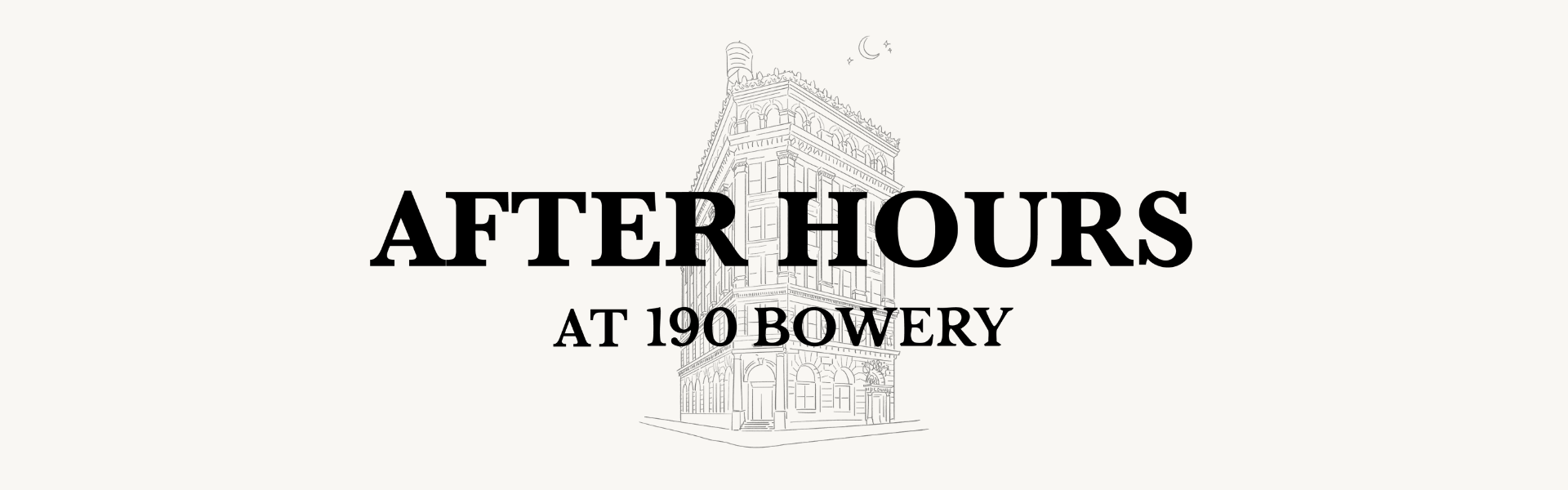 After Hours - Landing Page Header